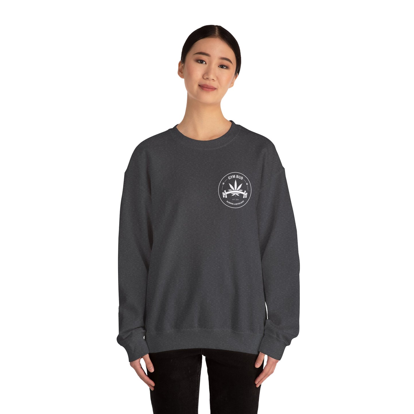 Lift With Confidence Sweatshirt — Gym Bud Motivational Crewneck